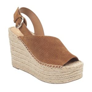 Marc Fisher Espadrille Wedge Sandal size 10